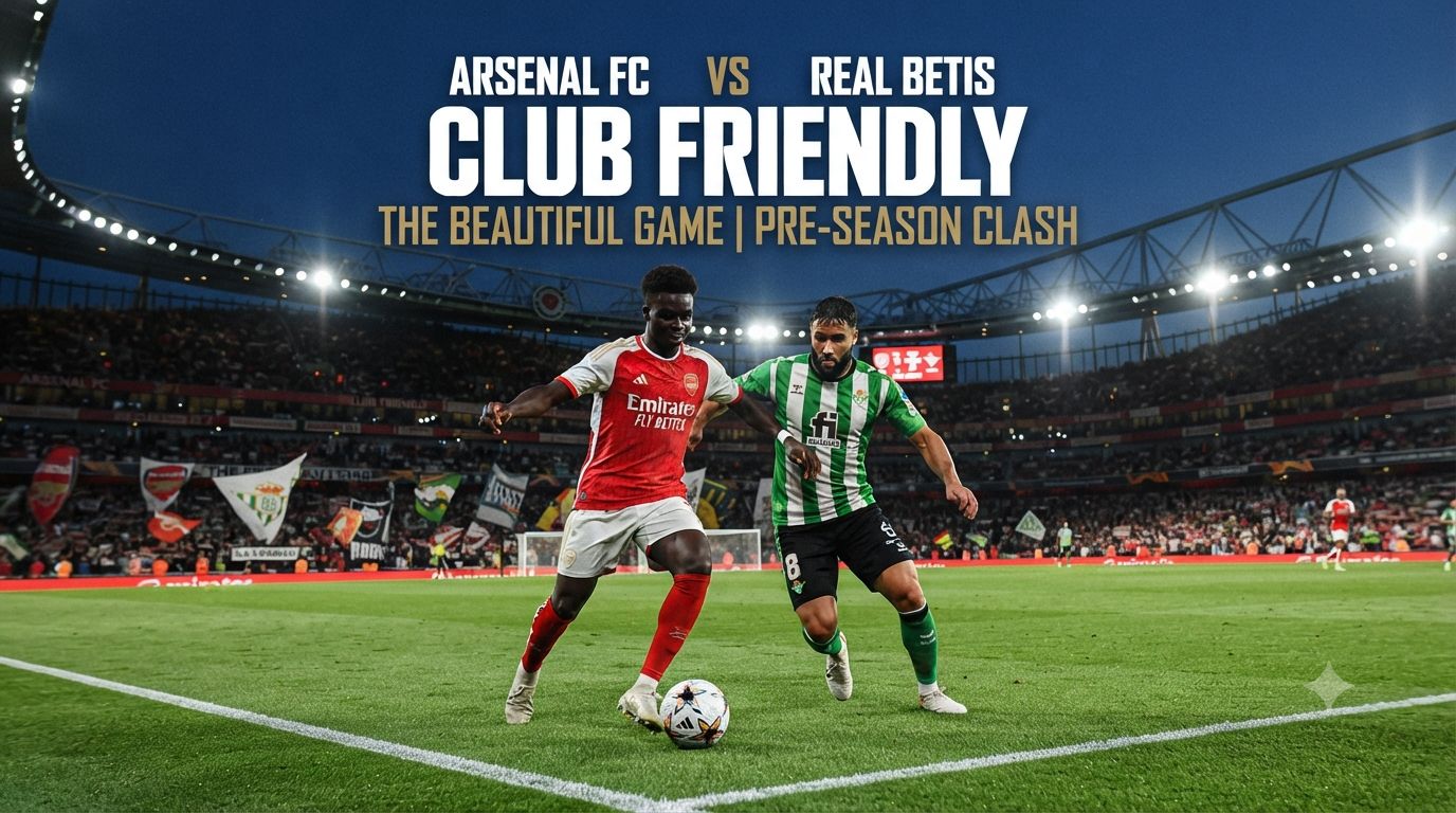 Arsenal vs Real Betis Club Friendly Dini Hari Ini Pukul 01.30 WIB – Jalalive Siap Menemani Pecinta Sepak Bola Menikmati Duel Bergengsi
