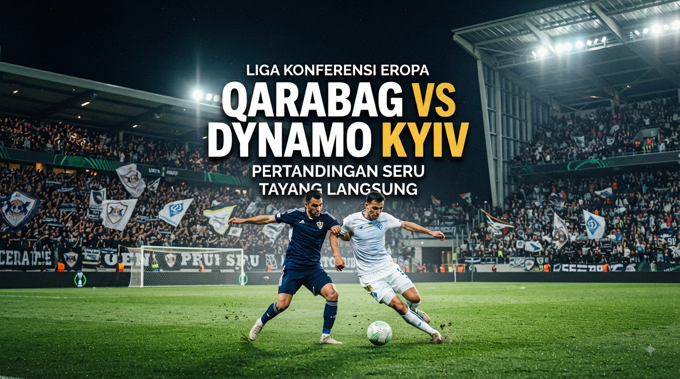 Jalalive Qarabag vs Dynamo Kyiv Liga Konferensi Eropa Pukul 23.00 WIB Malam Ini – Ikuti Perkembangan Duel dan Persaingan Sengit dalam Pertandingan Eropa